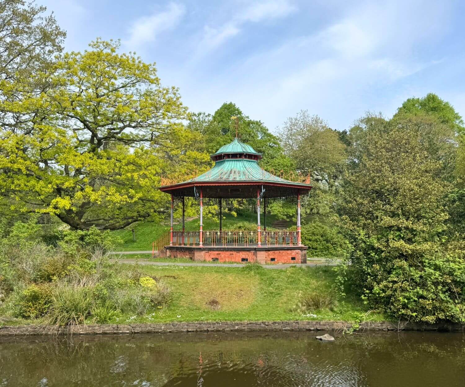 The band stand in Sefton Park, an area close to Allerton, popular with young professionals
