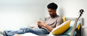 Professional enjoying the independence of living alone in Liverpool